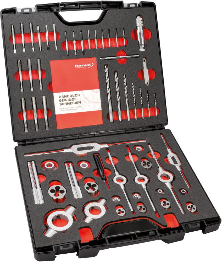 FORMAT Hand Gewindeschneidwerkzeug Sortiment M3-M12 GS52 