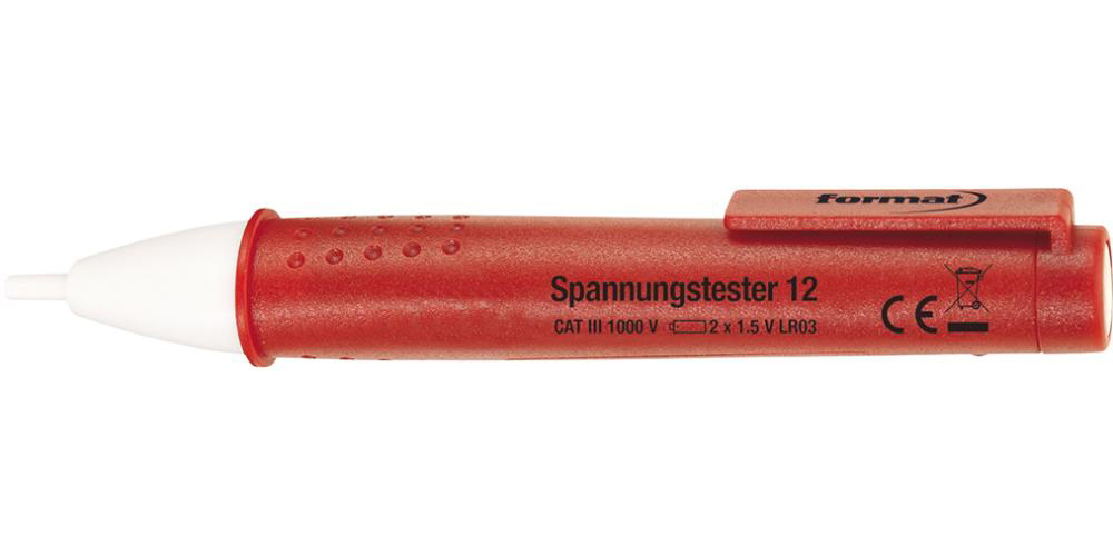 Produktbild von ULTRICS Berührungsloser Spannungsprüfer 12-1000V – Digitaler Phasenprüfer Mit LED-Taschenlampe, Summeralarm & Balkenanzeige – AC Stromtester Für Profis & Heimwerker
