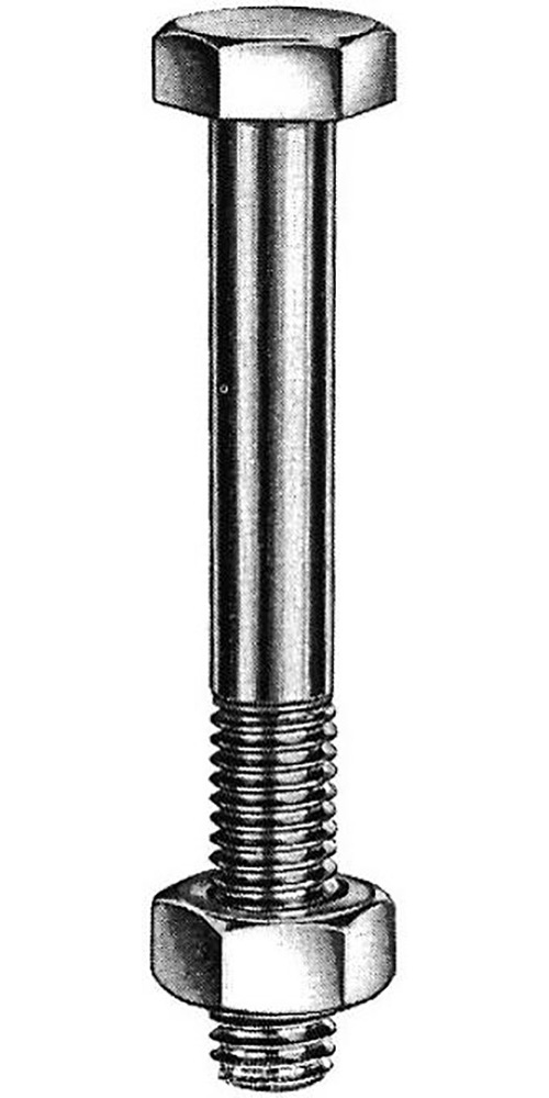 Inh. 15 Stück FORMAT Bauschrauben Mu galZn M16x480 HP mit CE